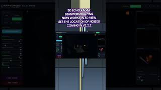 Beamforming now works in 3D cloud point mapping mode. See the location of sound in 3D space.