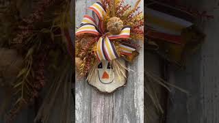 DIY Fall Scarecrow Door Hanger Kit | Easy Fall Door Decor Tutorial