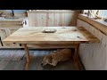 From Yard Tree to Furniture, Spalted Maple Trestle Table II