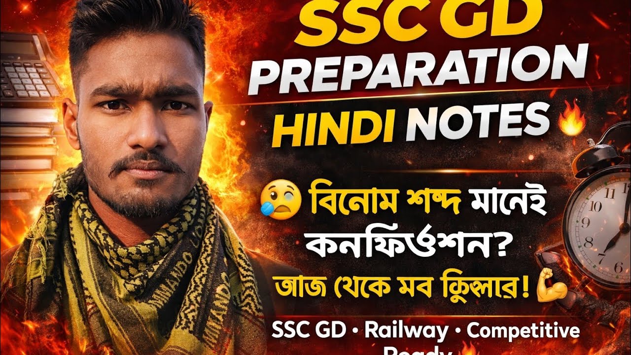 😨 বিলোম শব্দ মানেই কনফিউশন?আজ থেকে সব ক্লিয়ার! 💪SSC GD • Railway • Competitive Ready 🔥