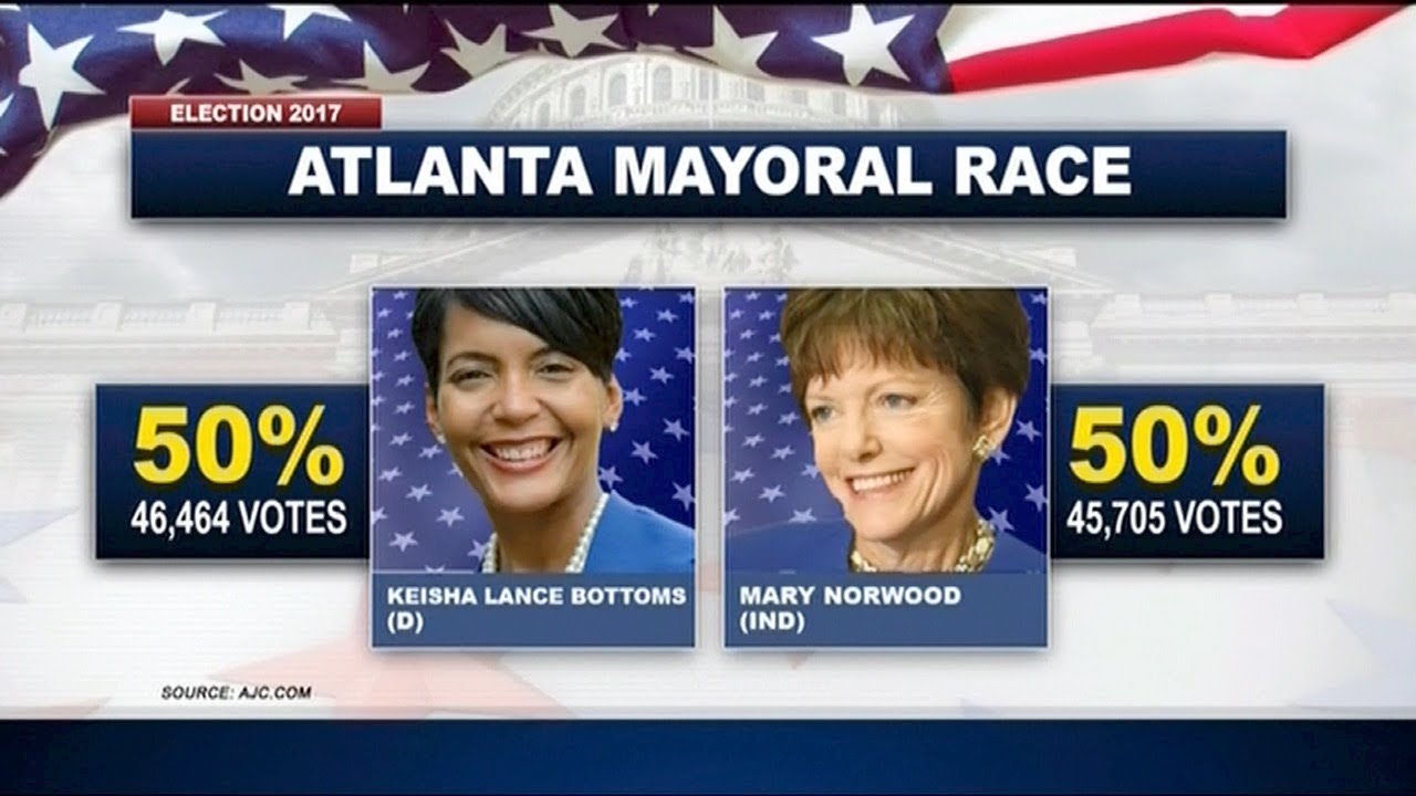 Keisha Lance Bottoms declares victory in race for Atlanta mayor