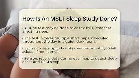 How Is An MSLT Sleep Study Done? - Sleep Apnea Support Network