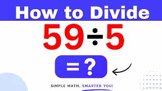 59÷5  Divide 59 by 5 (Long division Method)