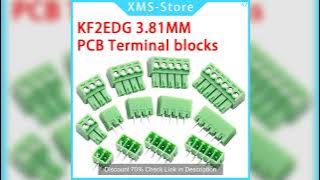 10PCS KF2EDG 3.5/3.81 2P/3P/4P/5P/6P/8P/12P-16PIN PCB Plug Terminal Block Connector Pin Header Socke
