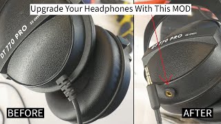 Beyerdynamic Headphone Detachable Cable Mod Diy