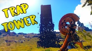TWIG TOWER TRAP BASE - Rust