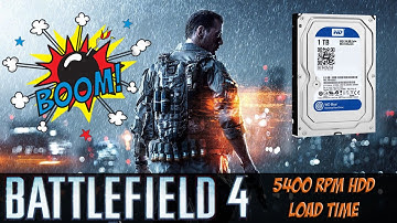 5400 RPM HDD - Battlefield 4 Multiplayer Load Time