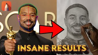 How to Draw Michael B. Jordan ✍🏽🔥 | Realistic Pencil Drawing Tutorial
