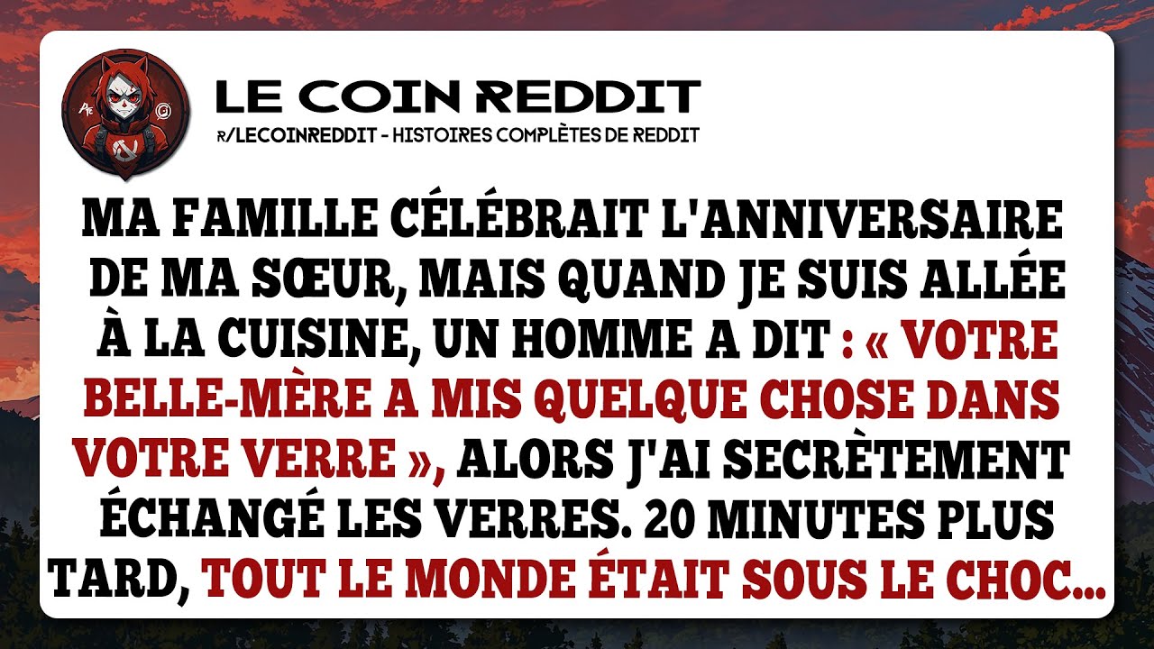 On m'a prévenue que mon verre était empoisonné. Ma vengeance a choqué tout le monde.