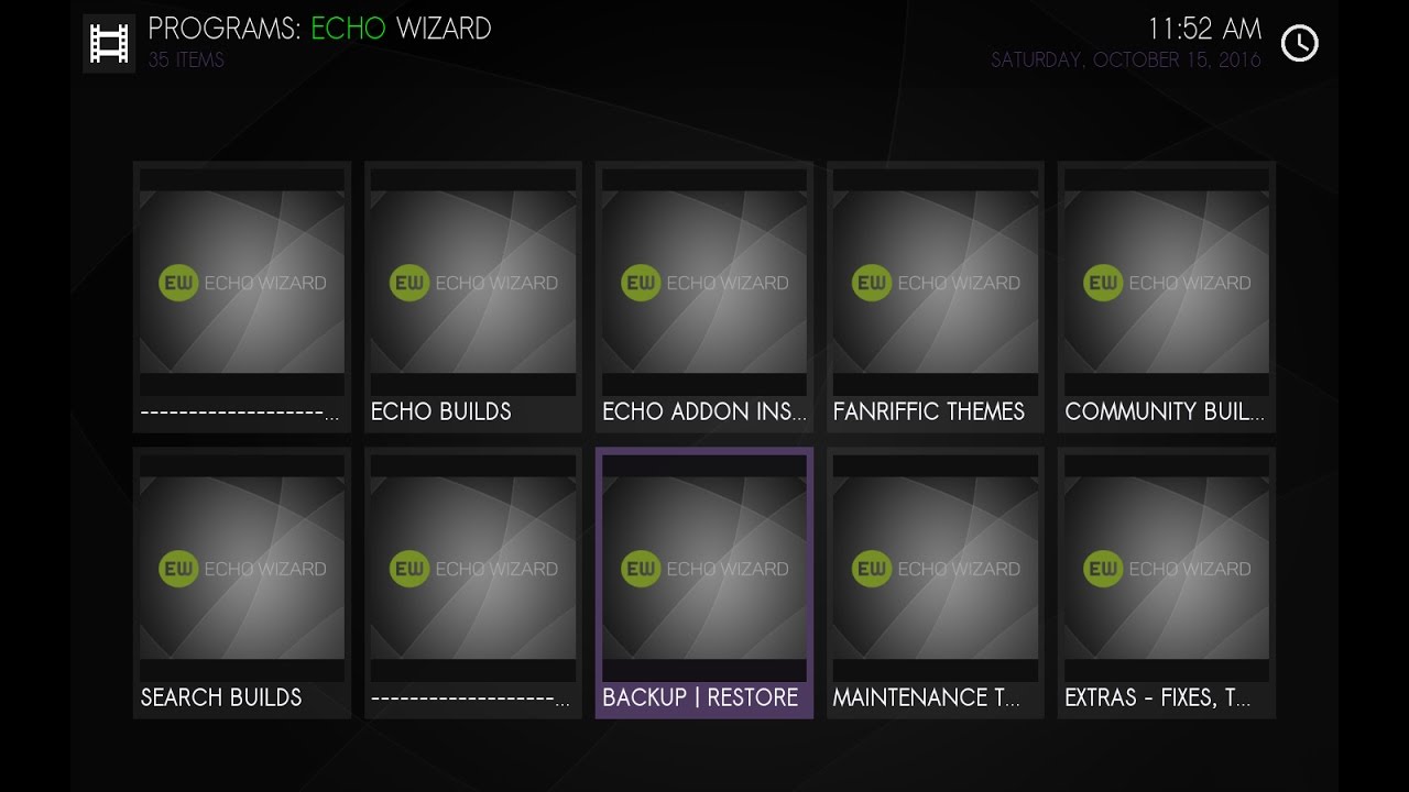 ECHO WIZARD UPDATE