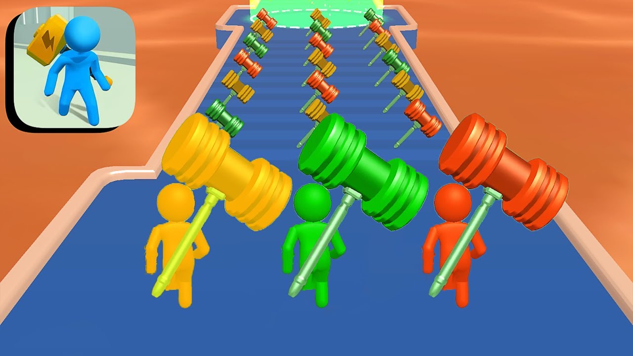 Giant Hammer All Levels Gameplay Android,ios (Levels 8182) YouTube