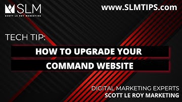 KW Command Tip - How To Upgrade Your Command Website