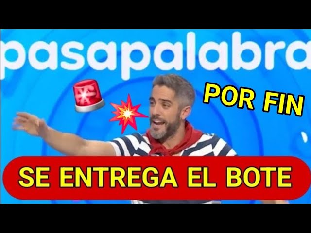🚨BOMBAZO ROBERTO LEL, Se Entrega El Bote Hoy En "PASAPALABRA" 😯💥 -  YouTube