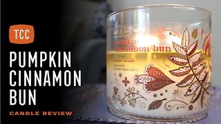 Pumpkin Cinnamon Bun Candle Review – Bath & Body Works
