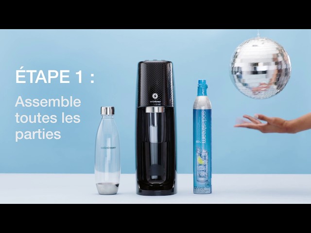 SodaStream - Comment remplacer le cylindre dans votre appareil Crystal  SodaStream 