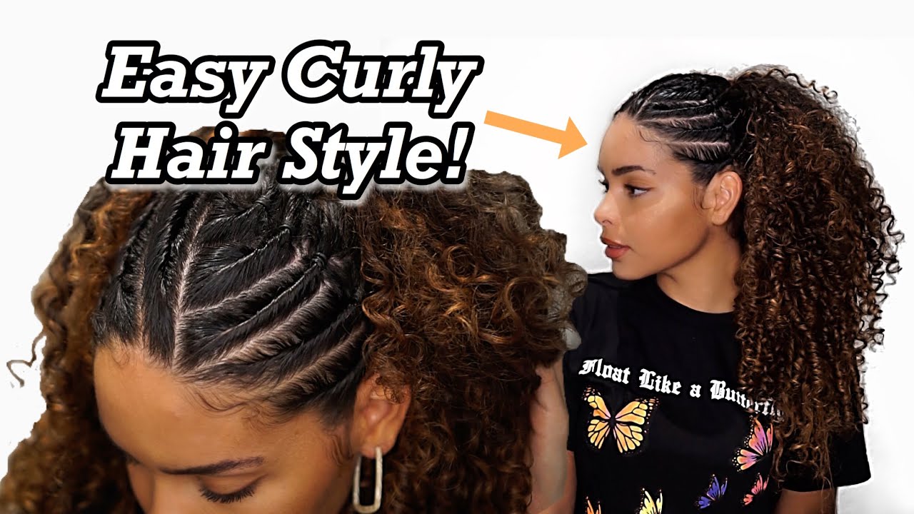 Learn the Curly HalfUp Braid and Curly Hairstyles  Garnier