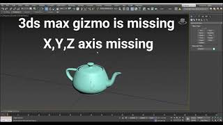 3dsmax XYZ axis gizmo missing #shorts problem solved #shots