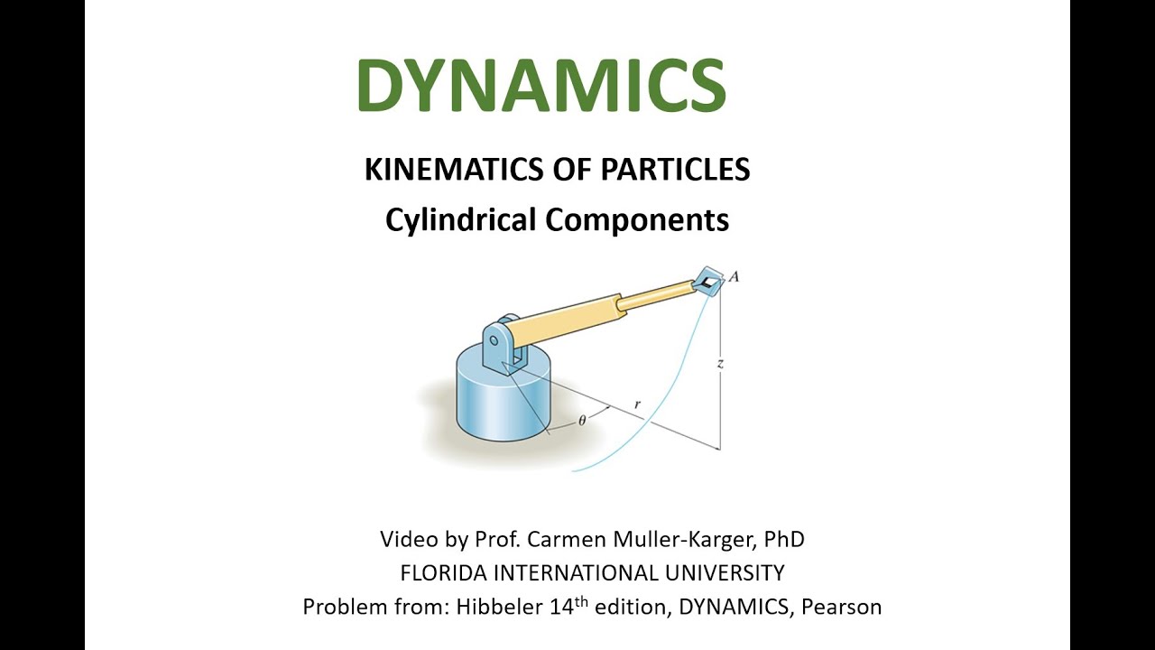 EGN 3321 Example 12.8.2 Cylindrical coordinates - YouTube