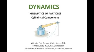EGN 3321 Example 12.8.2 Cylindrical coordinates