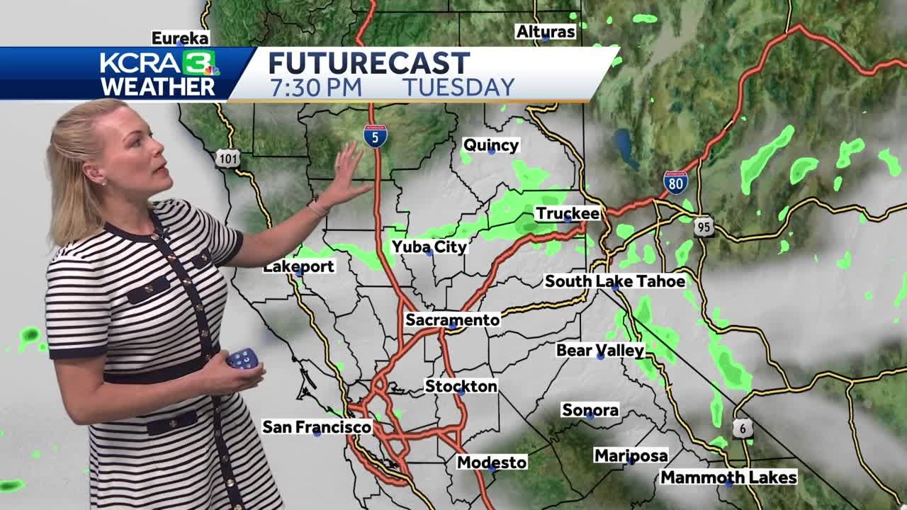 Increasing clouds, onshore breeze and cooler temps for Tuesday - YouTube