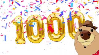 Thank You For 1,000 Subscribers