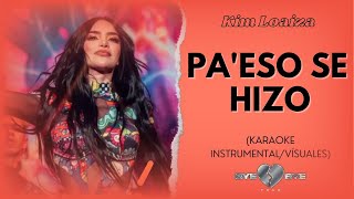 Kim Loaiza  - Pa' Eso Se Hizo [Bye Bye TOUR Visual] & [Karaoke W/Backing vocals]