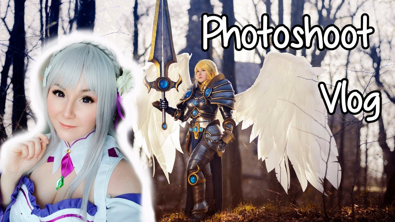 Battleborn Kayle and Emilia Cosplay Photoshoot vlog!