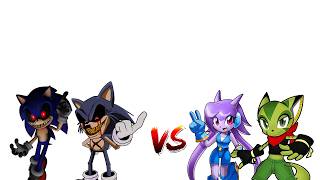 super smash bros cmc v8- sonic.exe e lord x vs lilac e carol tea