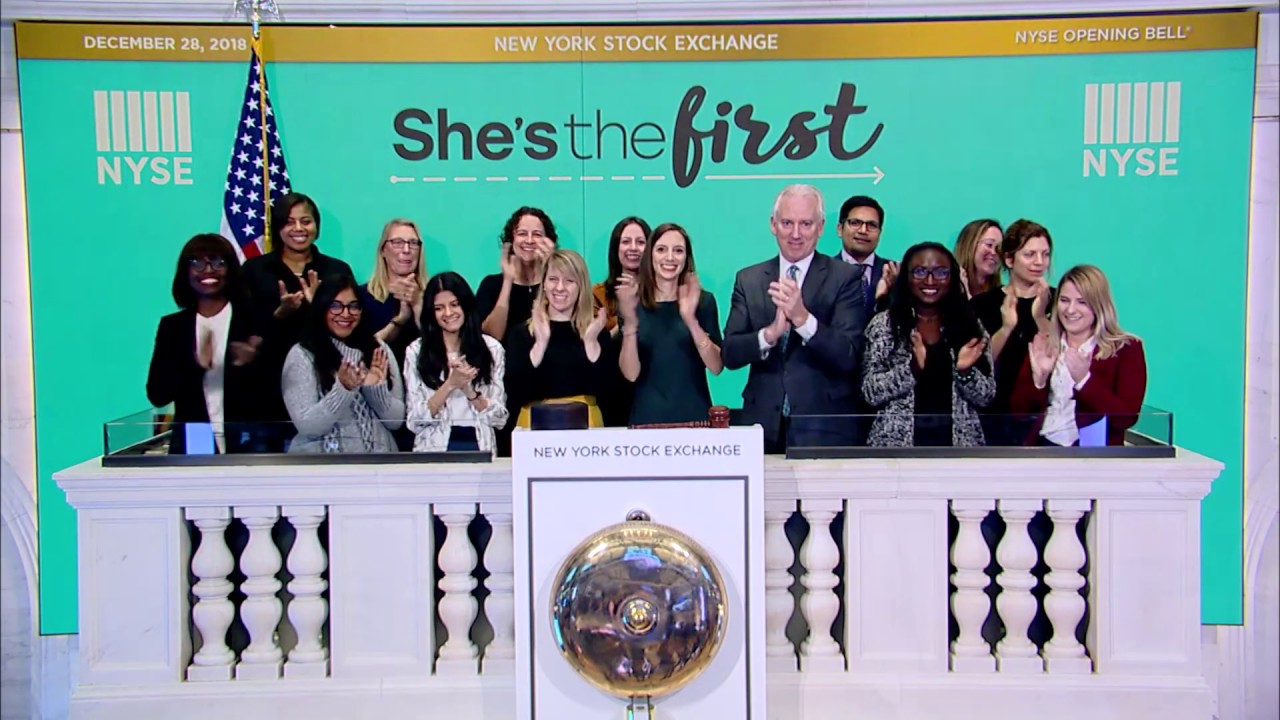 She's the First Rings NYSE Opening Bell
