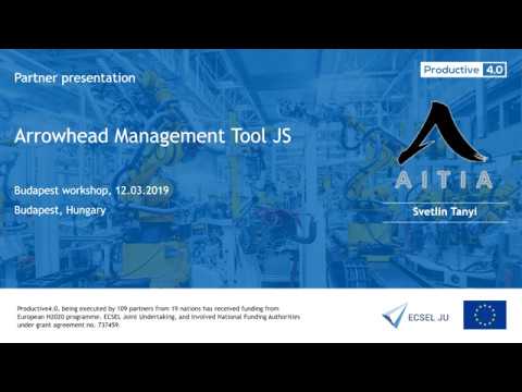 Arrowhead Management Tool Overview