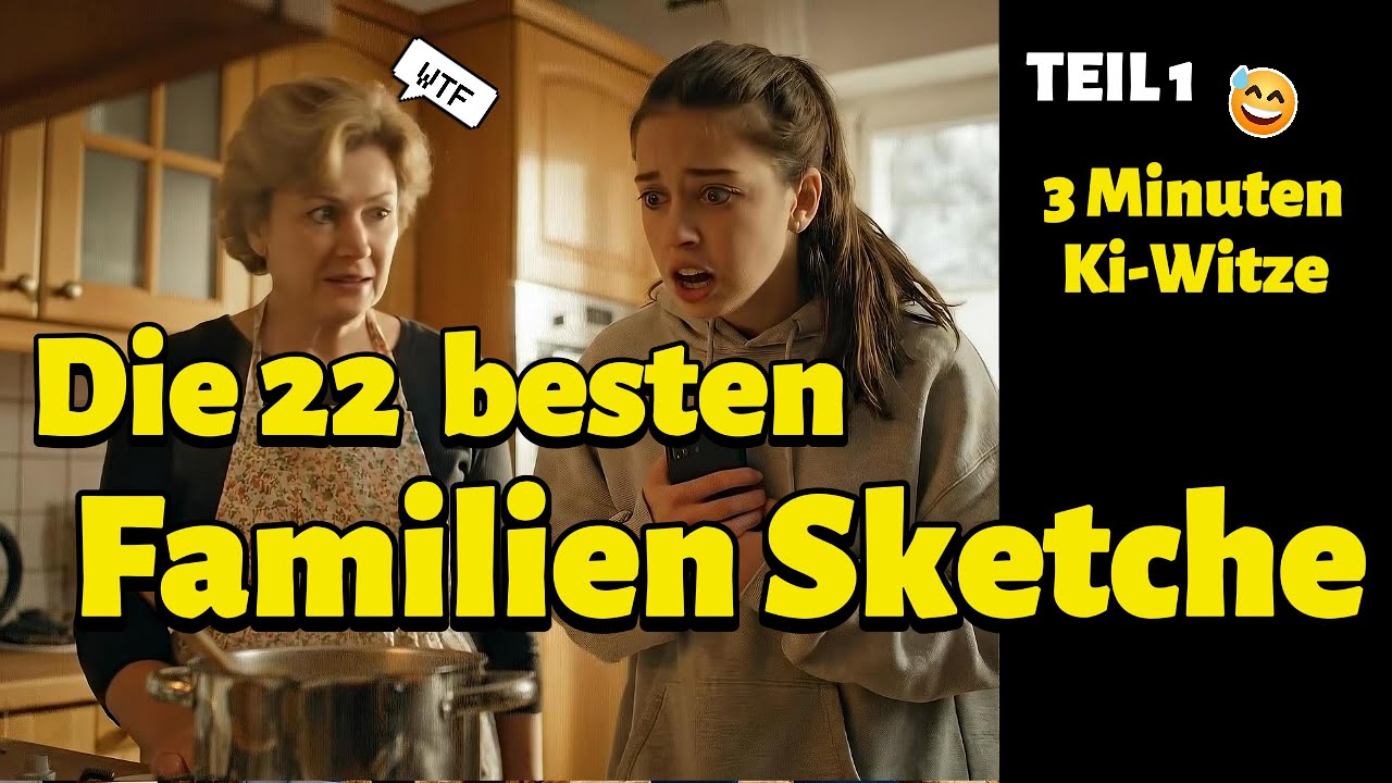 3 Minuten extrem lustige KI Witze und Sprüche | Teil1 Familie 😂| Compilation KI Videos | 