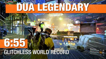 Division 2 Speedrun - DUA Legendary 6:55 [KIT] Glitchless World Record