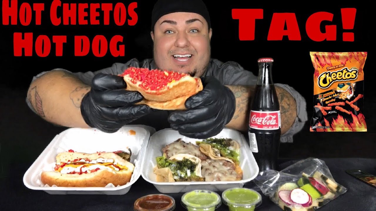 BGA Hot Cheeto Dog TAG Authentic Mexican Food YouTube