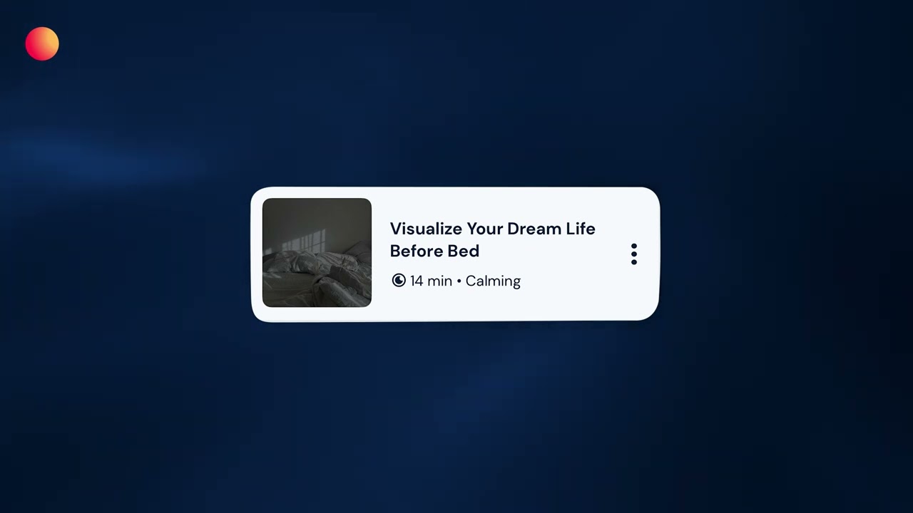 Visualize Your Dream Life Before Bed 💭🌙 Relaxing Guided Audio