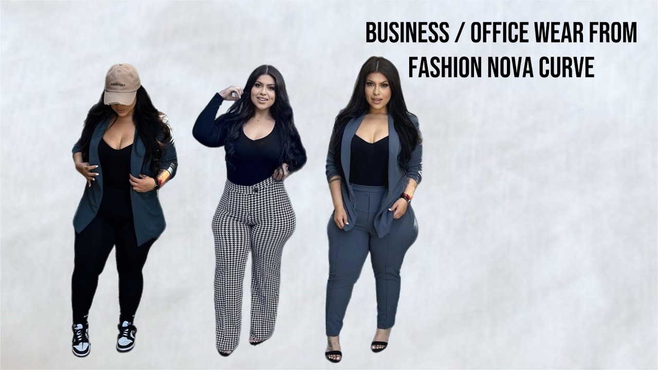 Business office wear fashion nova curve YouTube