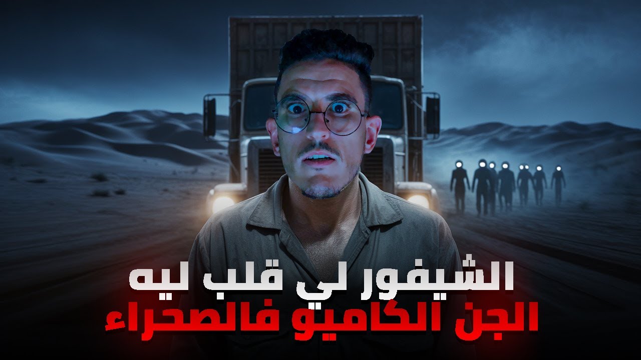 شيفور لي قلب ليه الجن الكاميو فطريق الصحراء (قصة رعب خطيرة)