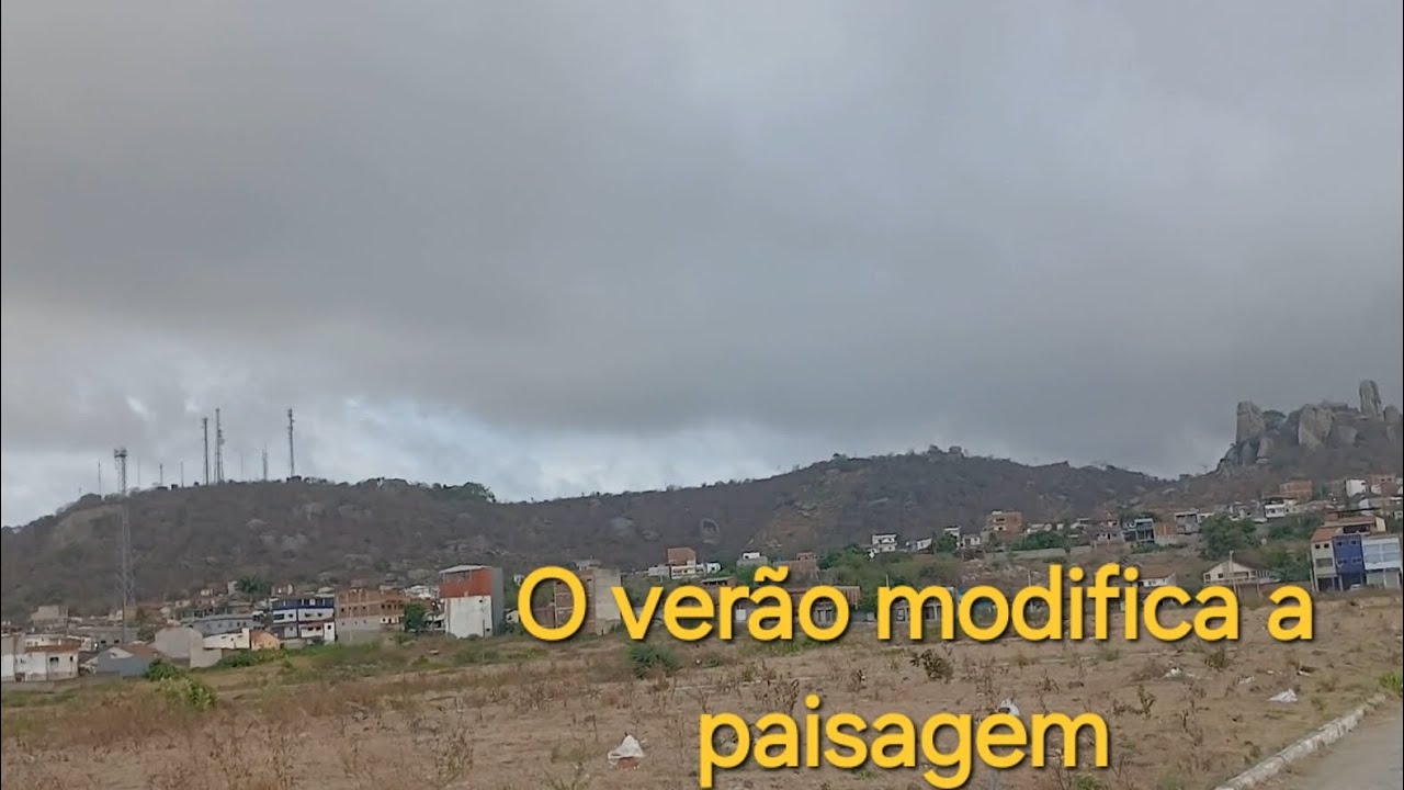 Como está a vegetação antes do inverno na Serra do Bodopitá - Queimadas - PB 