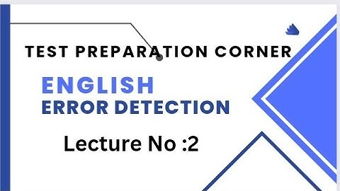 English error detection lecture no :2 #BPS 5 to BPS 15