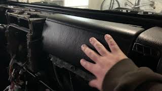 Jeep TJ airbag cover panel removal - YouTube