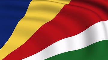 Seychelles - Flying Flag Looped Video Background