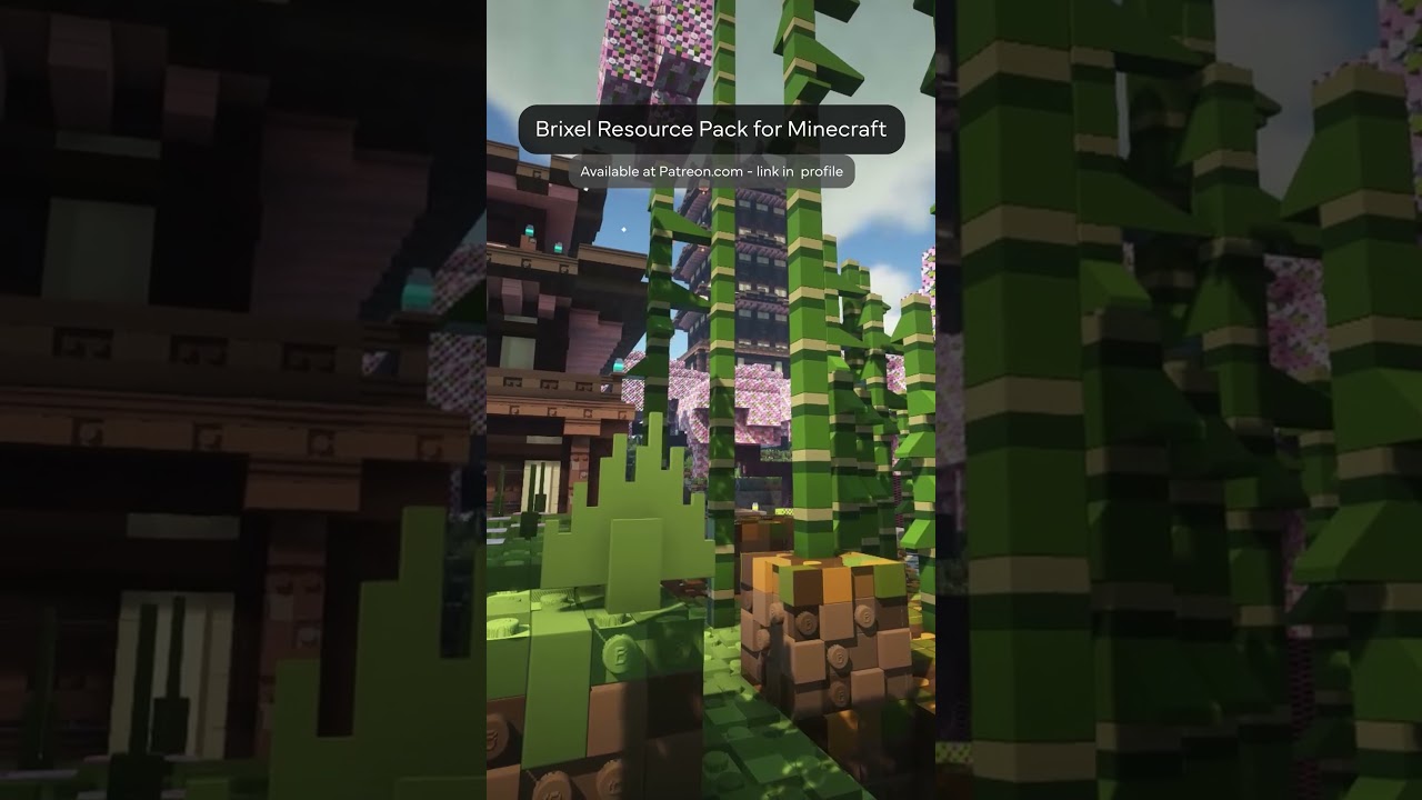 "🌳🔥 Unveiling Brixel Pack: Explore Cherry Wood and Fierce Mobs!"