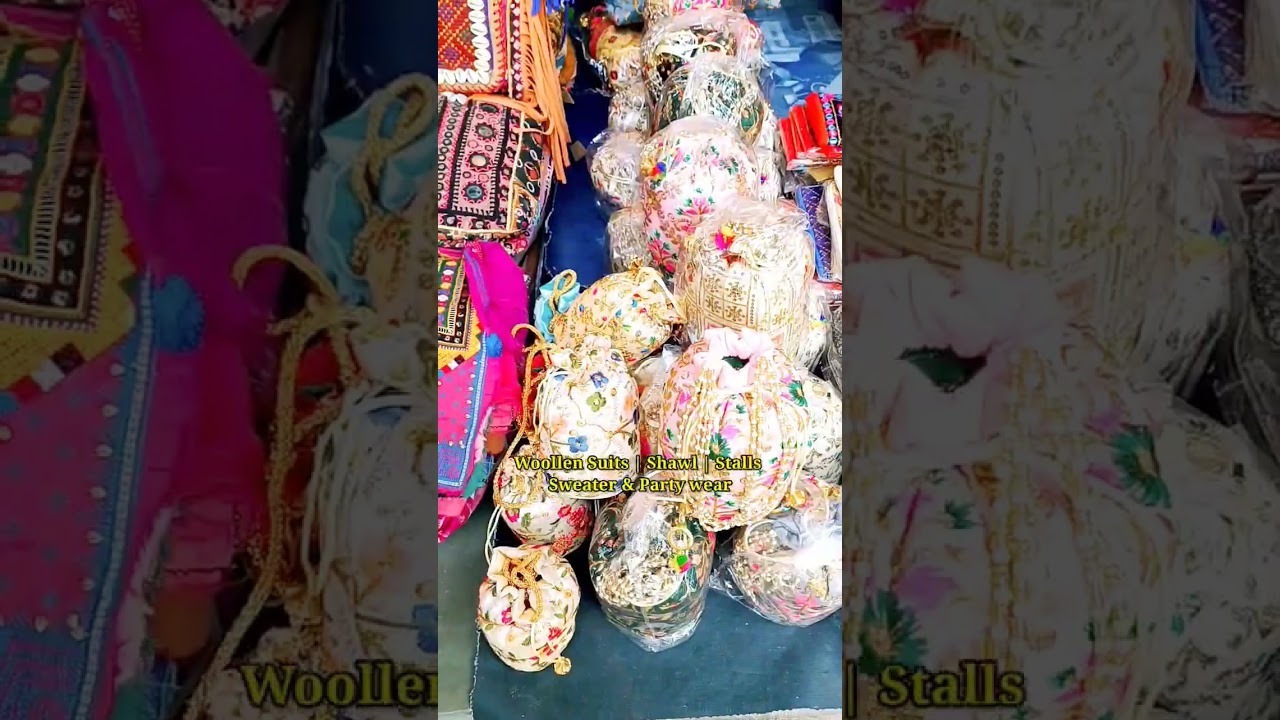 BoHo & Afghani Bags Jewelry  Lehnga choli | Gujrati Lane Market 