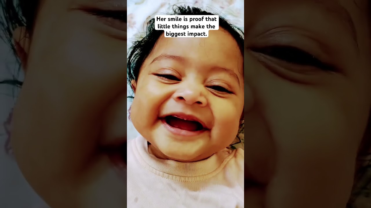 Her smile is proof that little things make the biggest impact. 