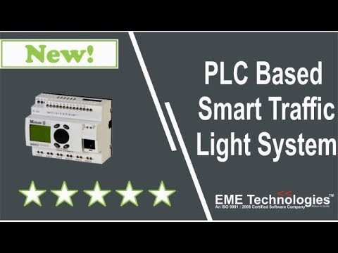 plc based smart traffic light system - YouTube