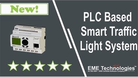 plc based smart traffic light system