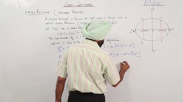 Must See l Best Video Ever l Latus Rectum of Ellipse l ICSE MATH 12 l Chapter 4 I Eclipse I L44