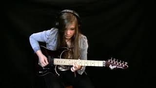 Tina S Guitar Cover  Dragon Force - Through The Fire and Flames [HD]