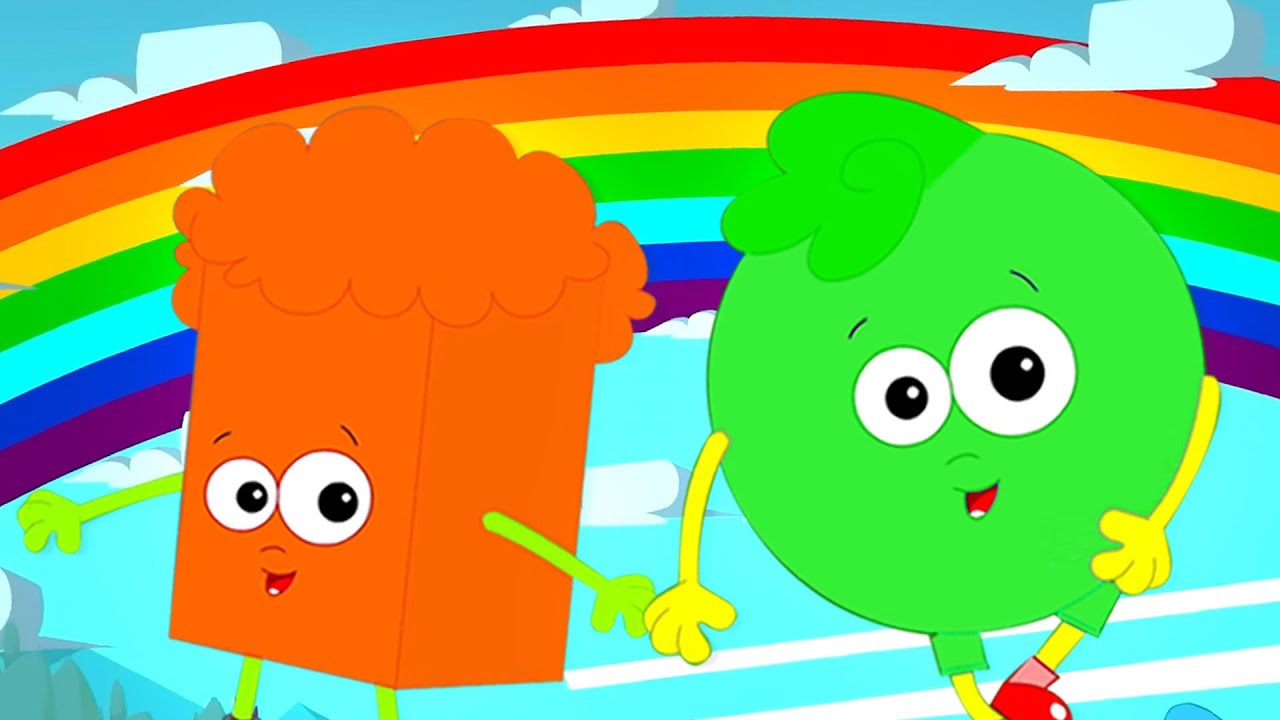 Rainbow Colors Song, Preschool Rhymes + More Kids Learning Videos