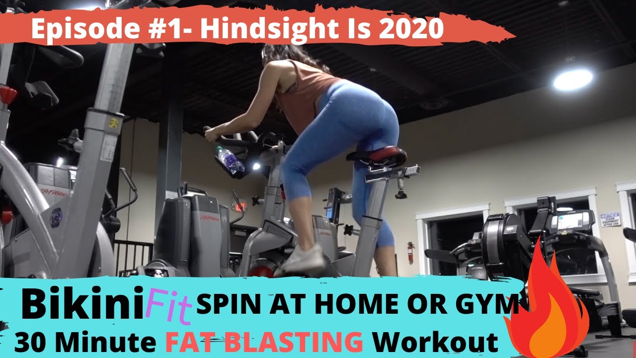 Spin Workout Bikini Fit HIIT /Spin Bike At Home WEIGHT LOSS WORKOUT (30