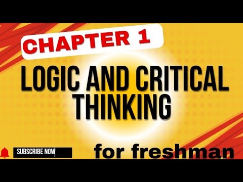 logic chapter 1 // freshman logic and critical thinking // logic unit ...